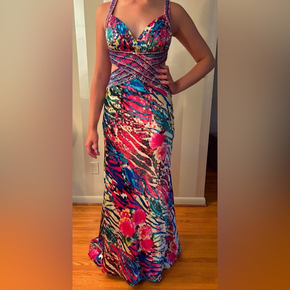 Multicolor Caché dress - Picture 4 of 8